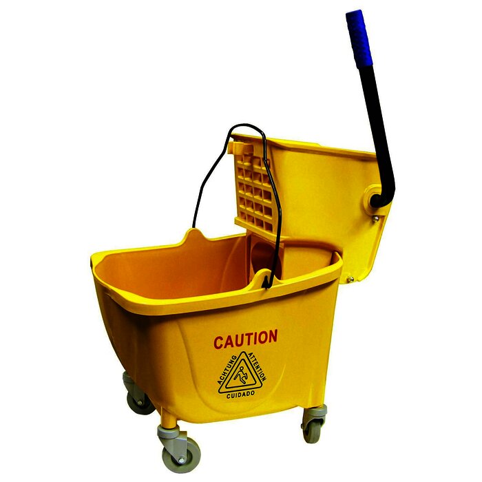 Cubo para trapear con escurridor.