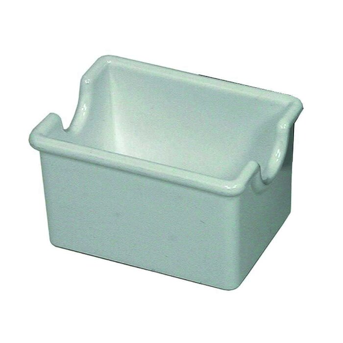 Porta sobres de azúcar, blanco.