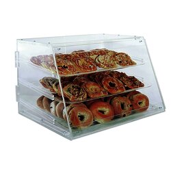 Vitrina, 3 charolas.