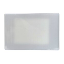 Tabla para cortar, 38.1 x 50.8 x 1.27 cm, blanco.