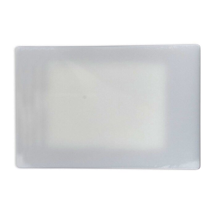 Tabla para cortar, 38.1 x 50.8 x 1.27 cm, blanco.