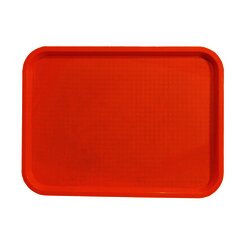 Bandejas para comida rápida, 35.56 x 45.72 cm, negra.