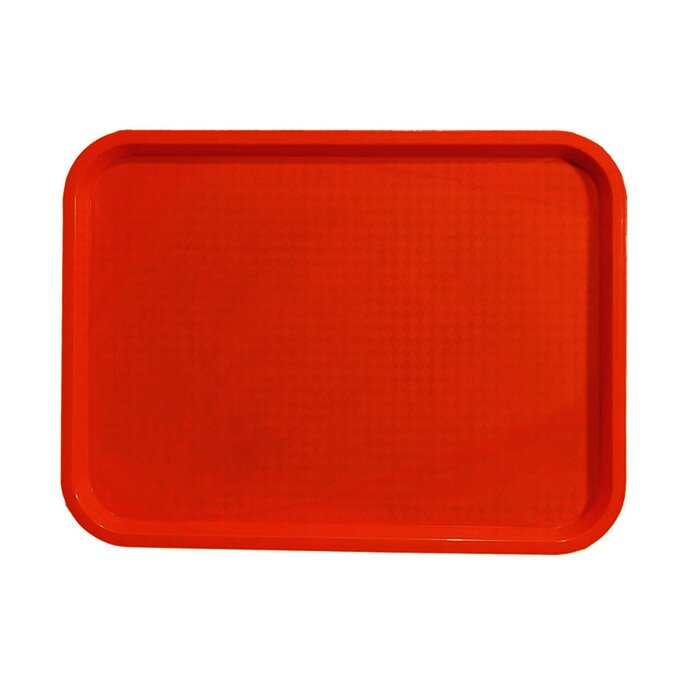 Bandejas para comida rápida, 35.56 x 45.72 cm, negra.