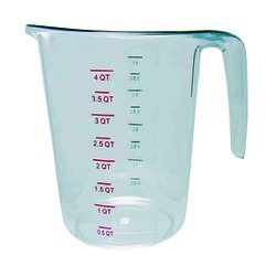 Vasos medidores de policabornato 3.8 L.