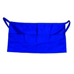 Delantal de cintura, azul.
