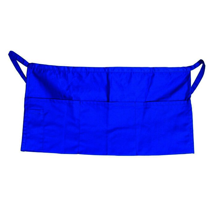 Delantal de cintura, azul.