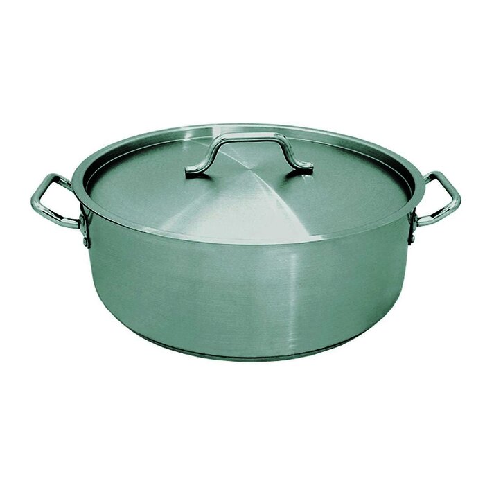 Cacerola baja con tapa, 15 qt.