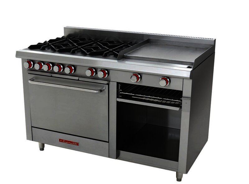 Estufa EC-6-H Grill Master Trend, 6 quemadores.