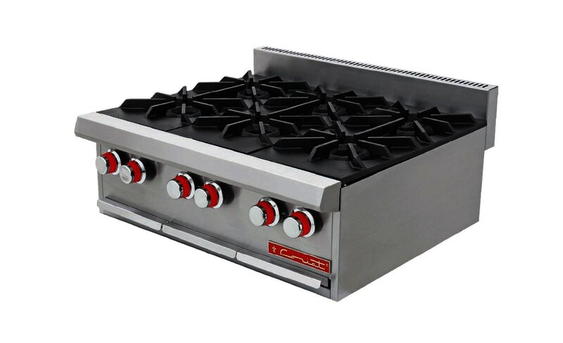 Parrilla PCV-6 Master, 6 quermadores.