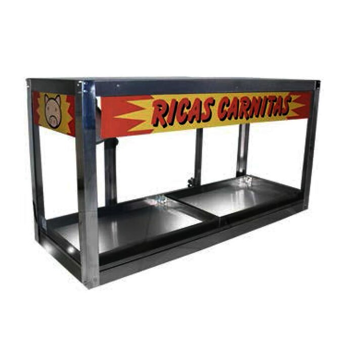 Exhibidor de carnitas.