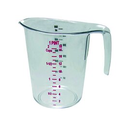 Taza medidora, 1 pinta.