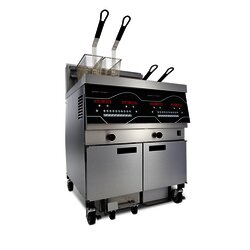 Freidora Evolution eléctrica, 2 cubas.