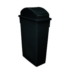 Bote de basura,23 galones, negro.