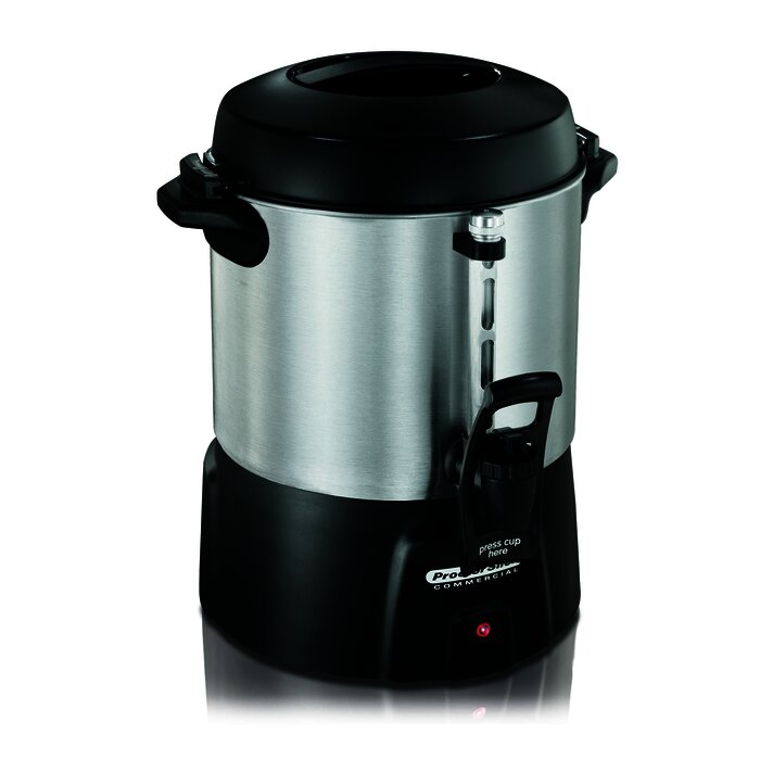 Cafetera secretarial, 40 tazas.