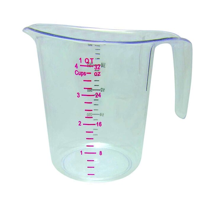 Vasos medidores de policabornato.