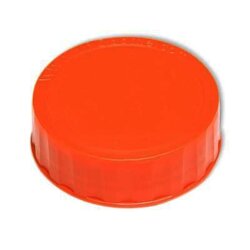 Tapa color anaranjado.