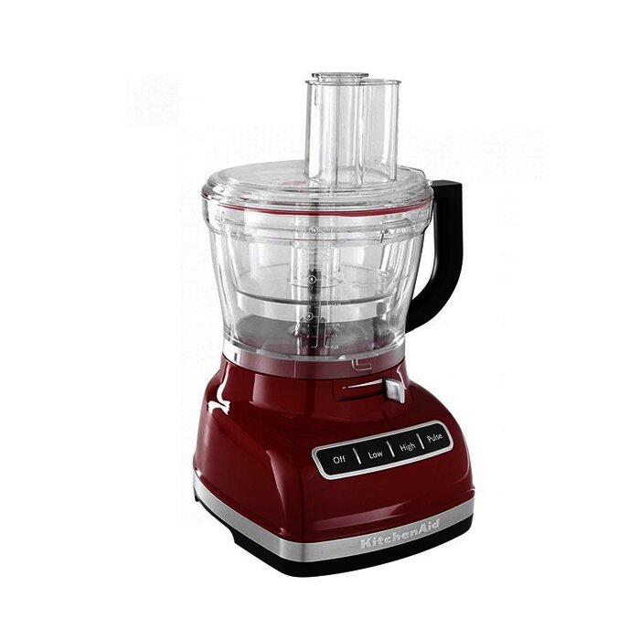 Procesador de alimentos, 14 tazas, rojo.