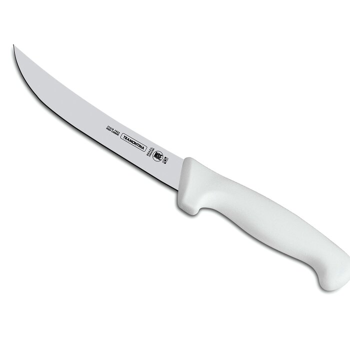 Deshuesador curvo 6", blanco.