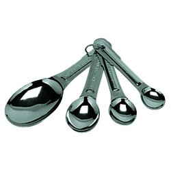 Cucharas medidodas de acero inoxidable.
