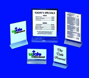 Porta menú, 12.7 x 17.78 cm.