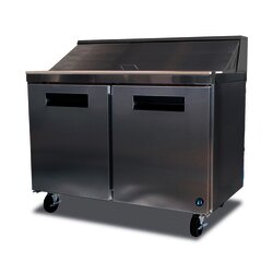 Mesa refrigerada para preparación Hoshizaki, dos puerta.