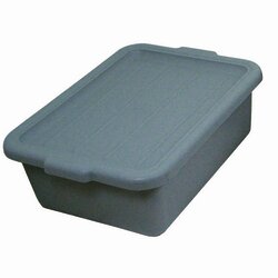 Cajón contenedor, gris.