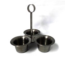 Salsera convoy 3 recipientes 7 x 6 cm.