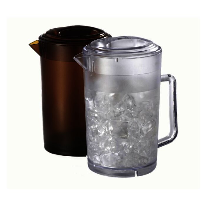 Jarra 64 oz transparente.