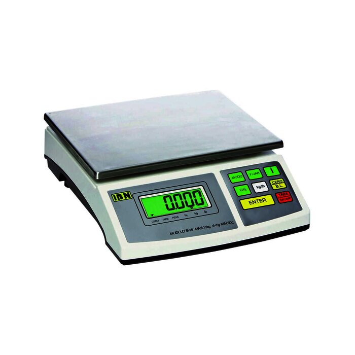 Báscula electrónica 6 kg x 1 g.