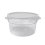 Contenedor para alimentos, redondo, 12 qt.
