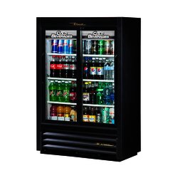 Refrigerador 2 puertas de cristal 33 pies.