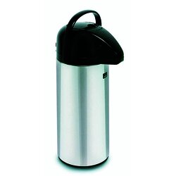 Pote de aire, acabado en cromo.