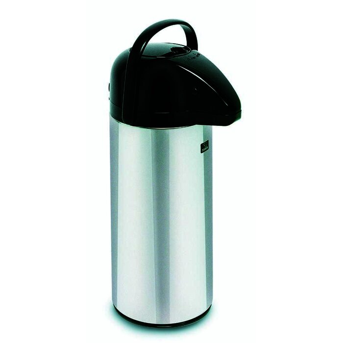 Pote de aire, acabado en cromo.