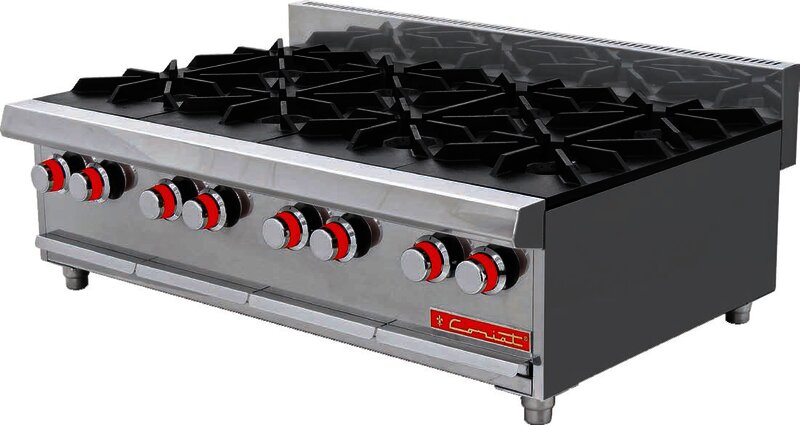 Parrilla PCV-8 Master, 8 quermadores.