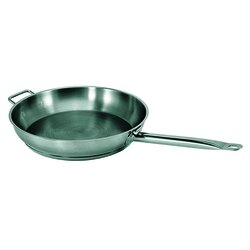 Sartén de inducción, acabado natural, 20.32 cm.