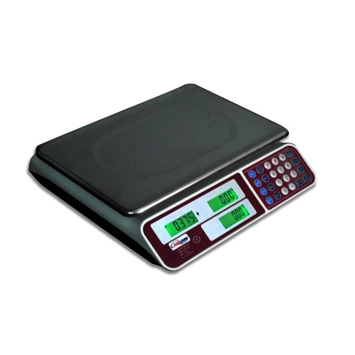 Báscula comercial Peso-Precio-Total.