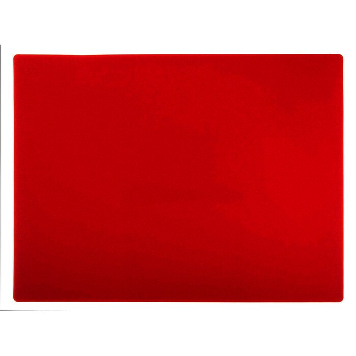 Tabla para cortar, 45.72 x 60.96 x 1.27 cm, rojo.