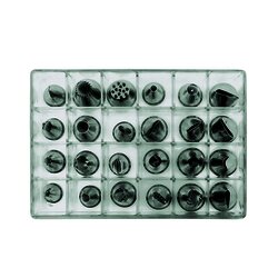 Set de tubos para decorar pasteles, 24 pz.