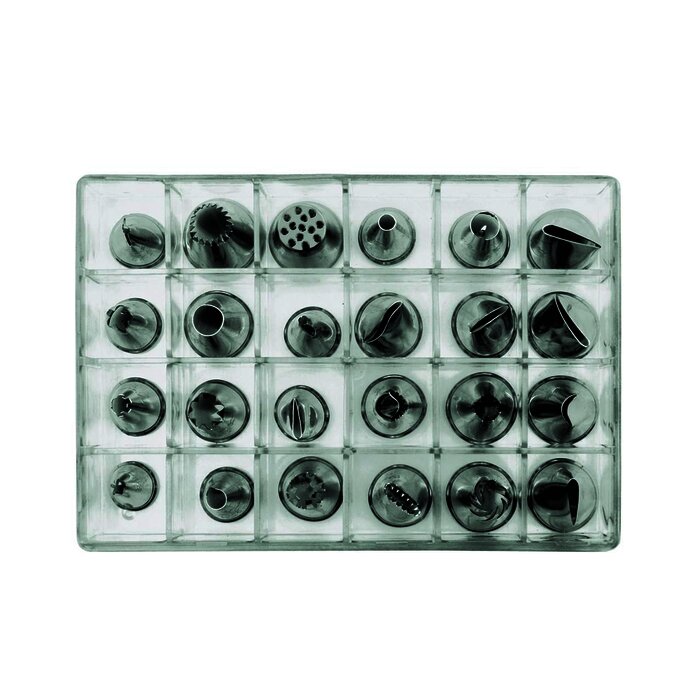 Set de tubos para decorar pasteles, 24 pz.