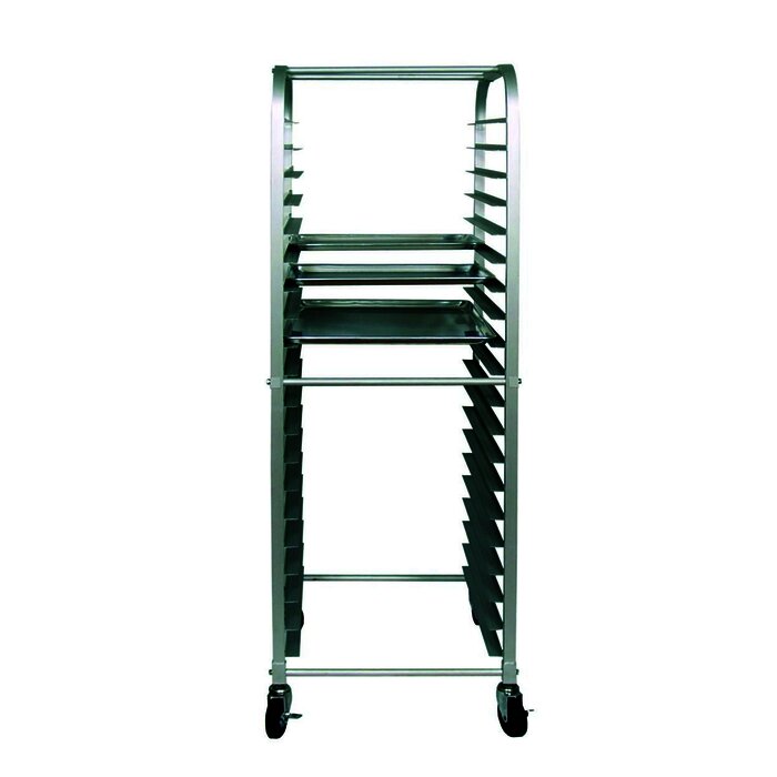 Carro para charolas de hornear.