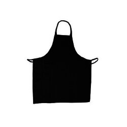 Delantal, negro.