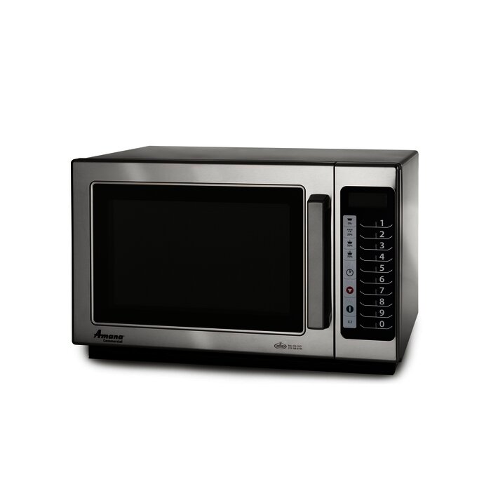 Horno de microondas digital.