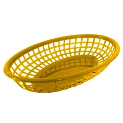 Canasta, comida rápida, amarillo.