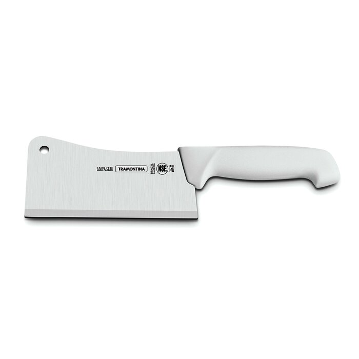 Hachuela carnicero 6", blanco.