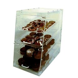 Vitrina, 4 charolas.