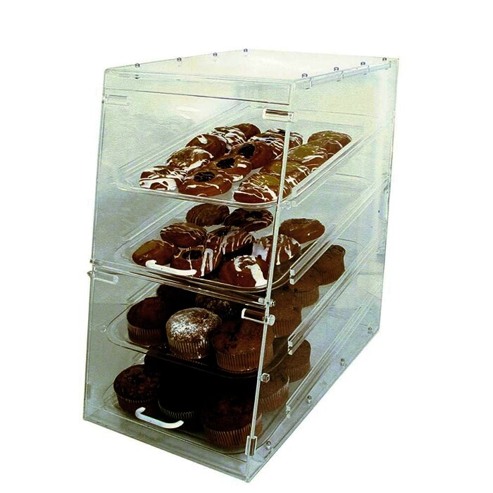 Vitrina, 4 charolas.