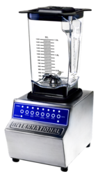 Licuadora industrial para frappe, negra, 1.5 L.