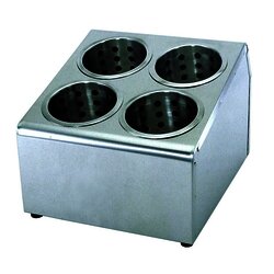 Soporte cilindro portacubiertos, 4 agujeros.