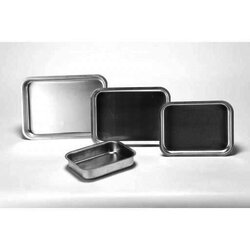 Charola de aluminio, 35 x 50 cm.