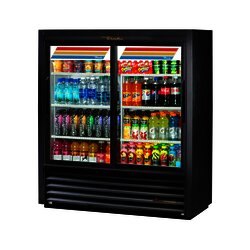 Refrigerador 2 puertas de cristal 41 pies.